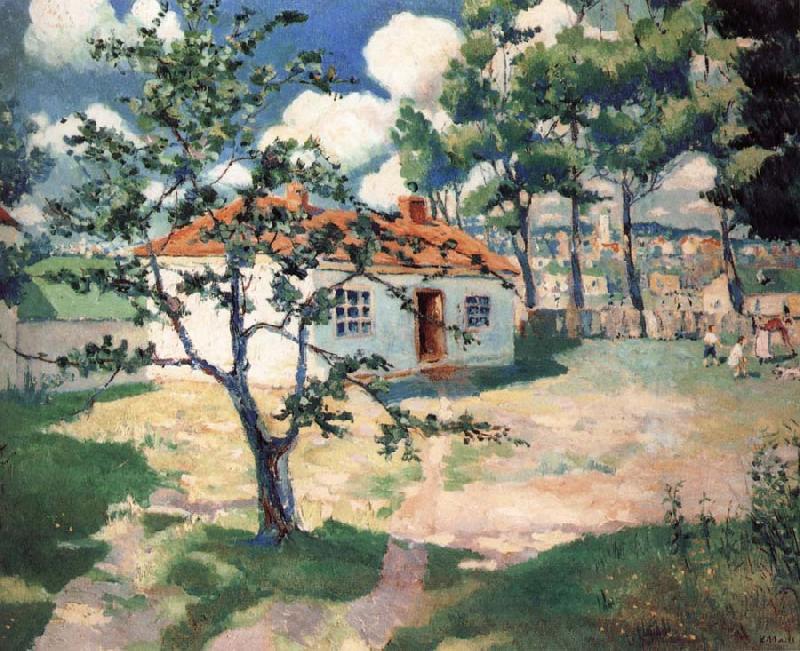 Kasimir Malevich Spring Sweden oil painting art
